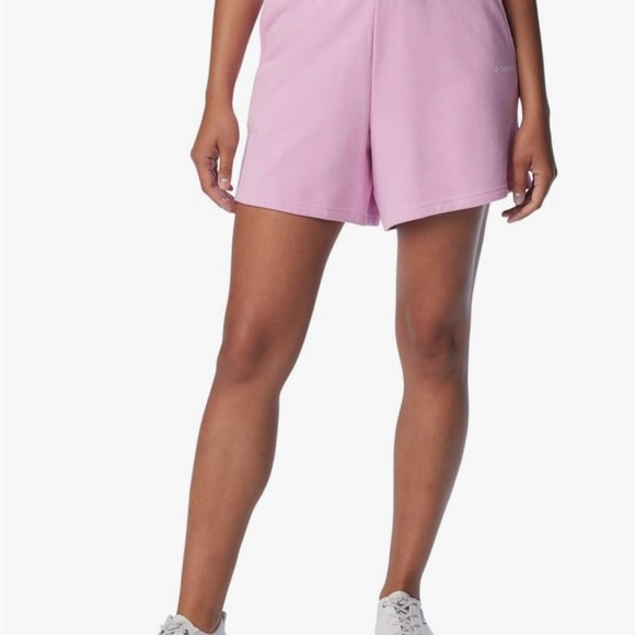 Columbia NEW Trek™ French Terry Short Pink 3XL Plus Casual Soft Lounge Shorts - Picture 3 of 6